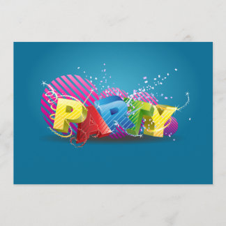 Fun Funky Party Invitation