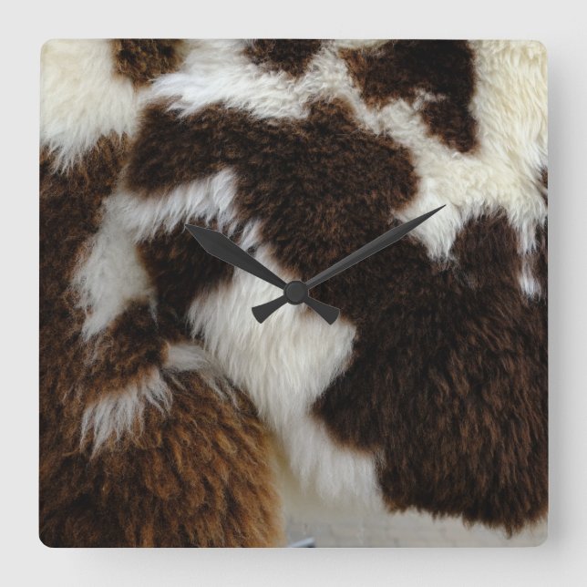 Fun Fur Wall Clock (Front)