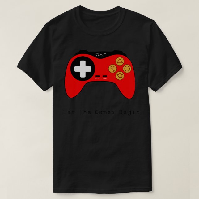 Fun Game Of Squid Controller  T-Shirt (Design Front)