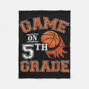 Fun Games On Fifth Grade Bysketbyll First Day Of S Fleece Blanket