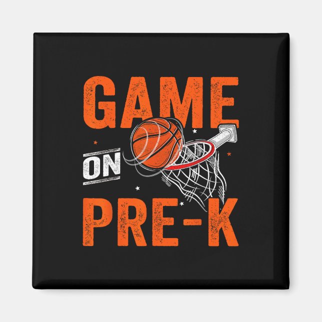 Fun Games On Pre-k Bysketbyll First Day Of School  Magnet (Front)