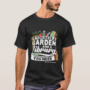 Fun Garden Library Marcus Cicero Quote T-Shirt