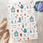 Fun Gardening Kitchen Towel<br><div class="desc">A fun pattern featuring gardening tools for those gardeners with green fingers and thumbs. Original art by Nic Squirrell.</div>