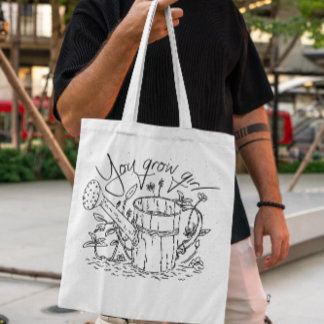Fun Gardening Quote Tote Bag