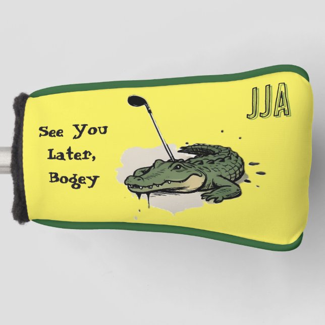Fun Gator Golf Head Cover (Front)