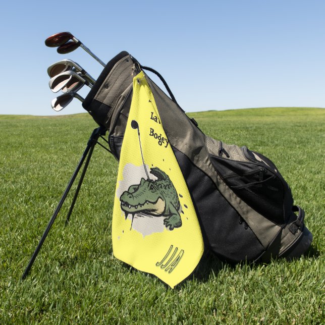 Fun Gator Golf Head Cover Towel (Green)