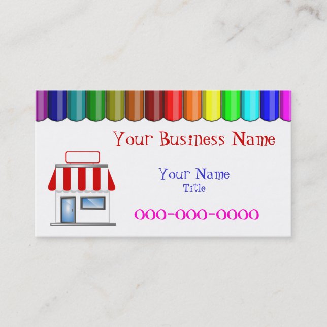 Fun Generic Business Card (Front)
