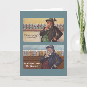 Fun German Proverb Greeting Card Friend Friendship