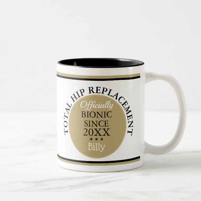 Fun gift~ Bionic Hip Replacement Mug (Right)