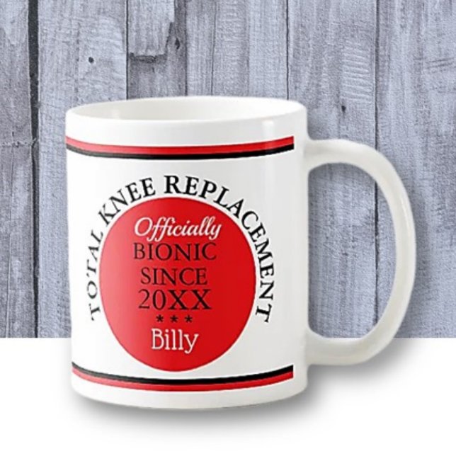 Fun gift~ Bionic Knee Replacement Mug (Creator Uploaded)