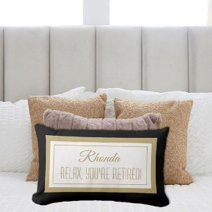 Fun gift! Retiree's custom relaxation pillow