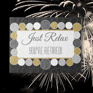 Fun Gift! RETIREMENT jigsaw puzzle