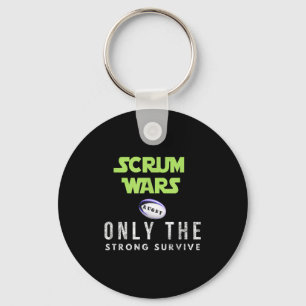 Fun Gift Scrum Wars Rugby , Adults And Kids  Keychain