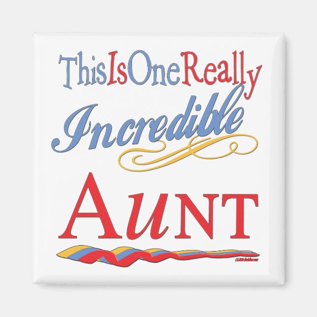 Fun Gifts For Aunts Magnet (Front)