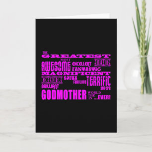 Fun Gifts for Godmothers: Greatest Godmother Card
