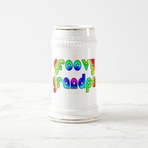 Fun Gifts for Grandfathers : Groovy Grandpa Beer Stein