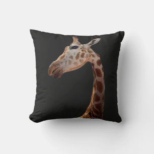 Fun Giraffe photo  Throw Pillow