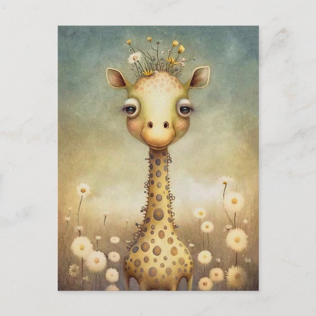 Fun Giraffe Postcard (Front)