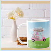 Fun Glitzy Golf Cart Course Personalize