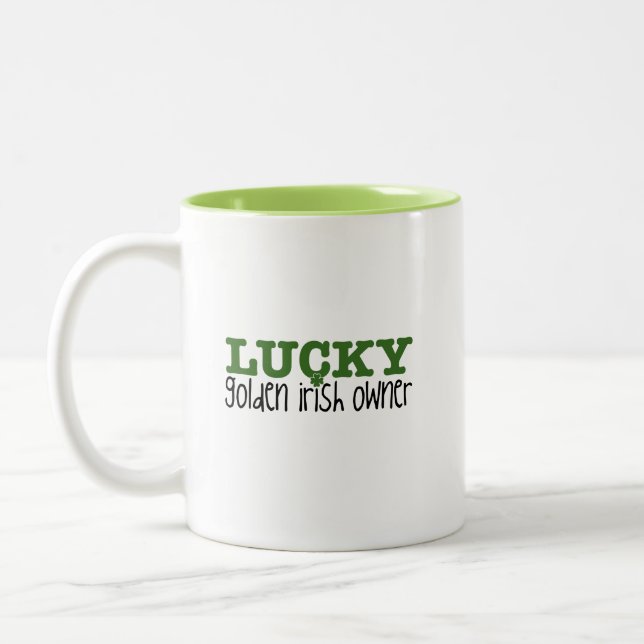 Fun, Golden Irish mug (Left)