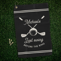 Fun Golf Bachelor Party Last Swing Before the Ring