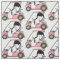 Fun Golf Cart Pattern Flamingo Golf Caddy