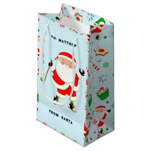 Fun Golf Christmas Petit sac cadeau