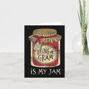 Fun Grandma Cute &amp; Funny Being A Gram Quote  Card