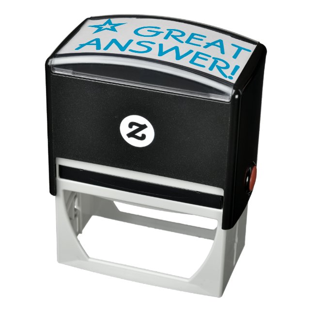 Fun "GREAT ANSWER!" Educator Rubber Stamp (Product)