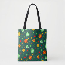 Fun Green Christmas Holiday Pattern