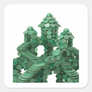 Fun Green GREEN COIN CASTLE Sticker Graphic