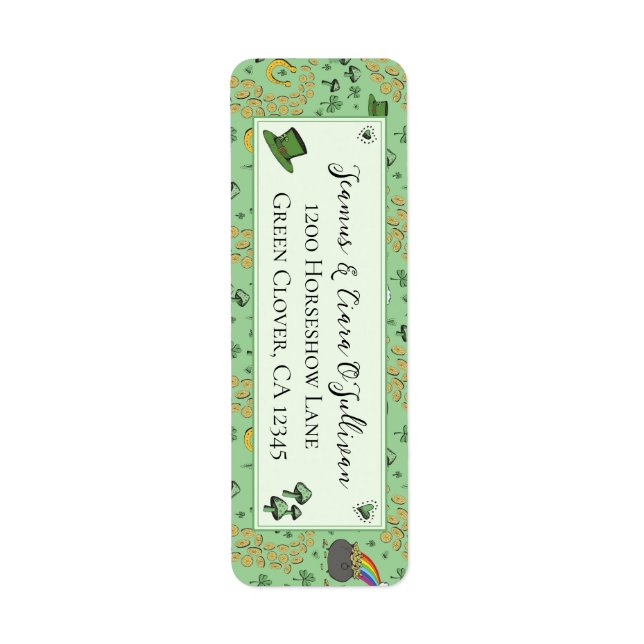 Fun Green St Patricks Day Irish Blessings (Front)