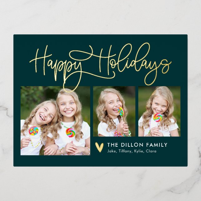 Fun Grey Editable Color Christmas Carte postale (Recto)