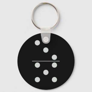 Fun Group Matching Halloween Costume Domino Domino Keychain