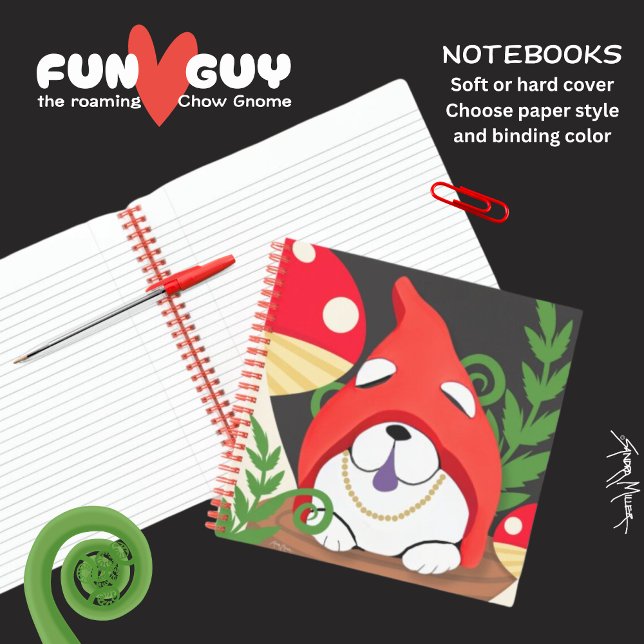FUN GUY la chow gnome carnet personnaliser (Créateur téléchargé)