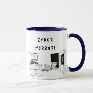 Fun 'H' is for Hacker 'Cyber Horror' Mug