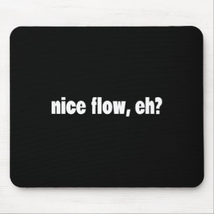 Fun Hair Meme - Sports - Hockey Hair - Flow  Mouse Pad