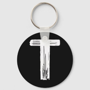 Fun Halloween Carnival Costume Letter T Green Vint Keychain