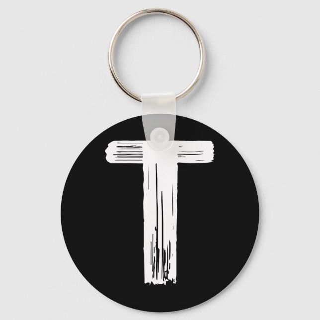 Fun Halloween Carnival Costume Letter T Green Vint Keychain (Front)