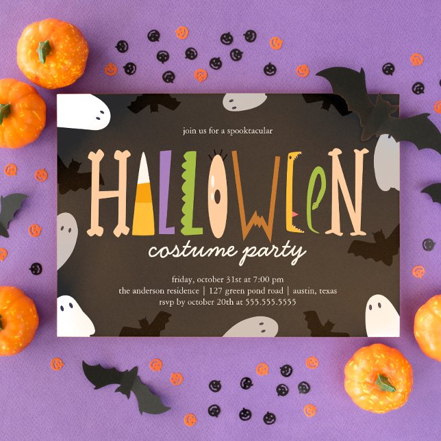 Fun Halloween Costume Party Invitation (Creator Uploaded)