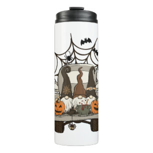 Fun Halloween Designs Halloween Gnomes on a Thermal Tumbler