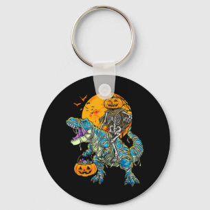 Fun Halloween Dinosaur T Rex Mummy Pumpkin Candy S Keychain