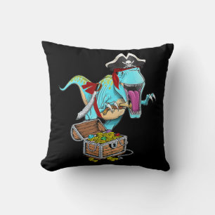 Fun Halloween Gifts Cute Costume Dinosaur Boys TRe Throw Pillow