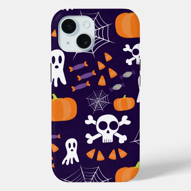 Fun Halloween Pattern Case-Mate iPhone Case (Back)