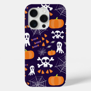 Fun Halloween Pattern iPhone 15 Pro Case
