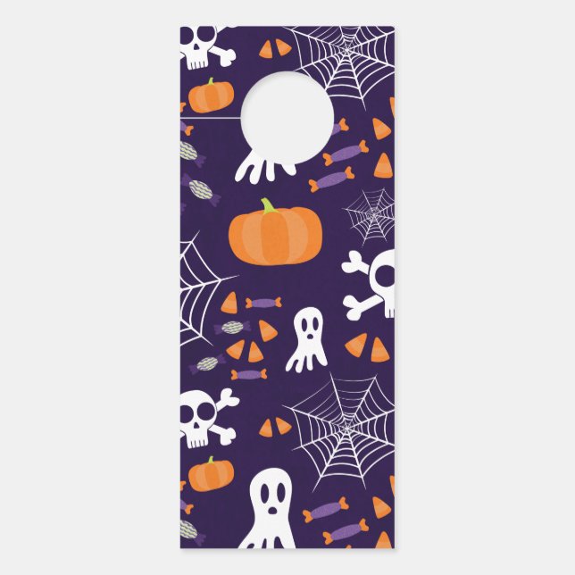 Fun Halloween Pattern Door Hanger (Front)