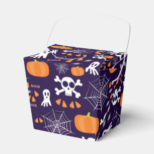 Fun Halloween Pattern Favor Box