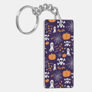 Fun Halloween Pattern Keychain