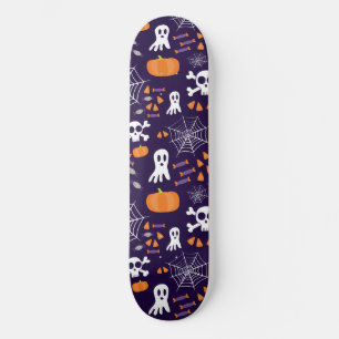 Fun Halloween Pattern Skateboard