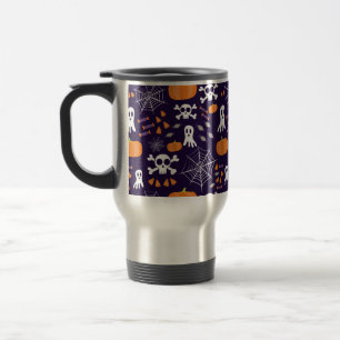 Fun Halloween Pattern Travel Mug